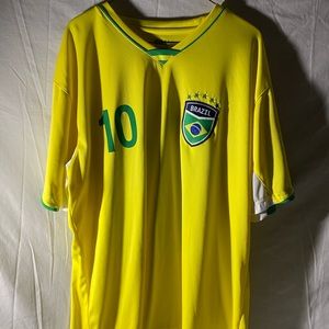 XL Brazil 10 Soccer Jersey